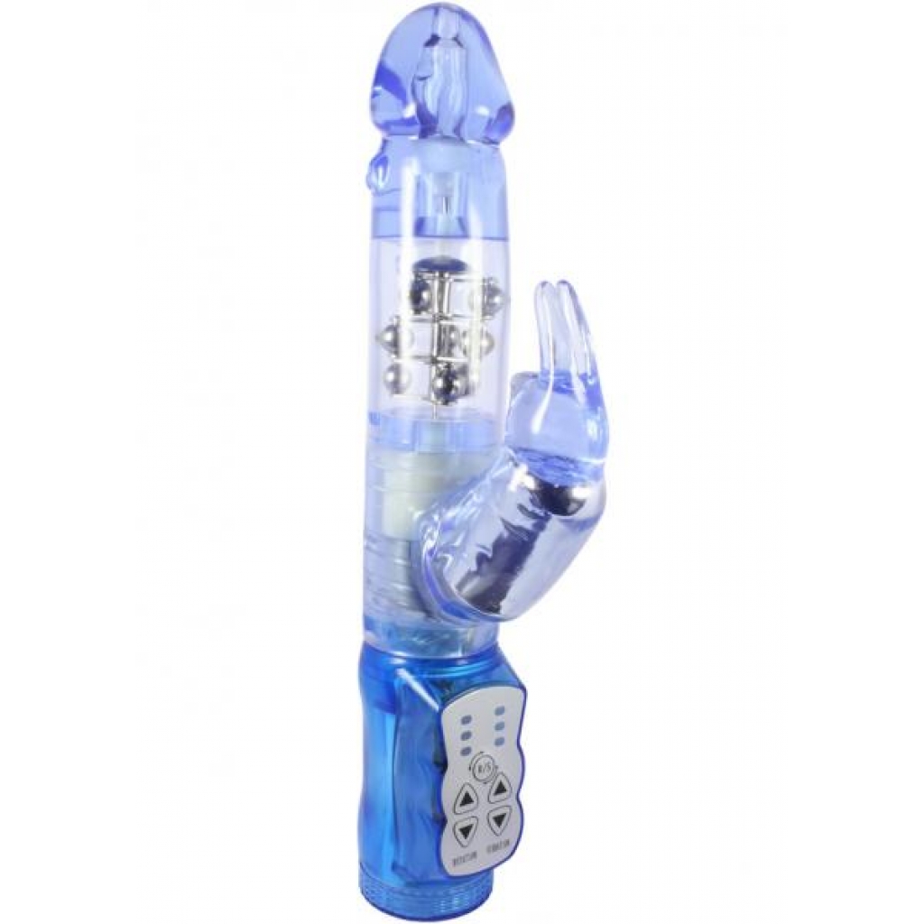 Waterproof Jack Rabbit Vibrator - Blue - Rabbit Vibrators