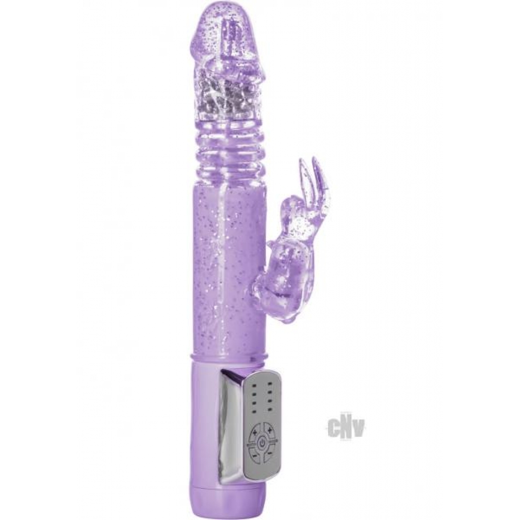 Petite Thrusting Jack Rabbit Vibrator Purple - Rabbit Vibrators