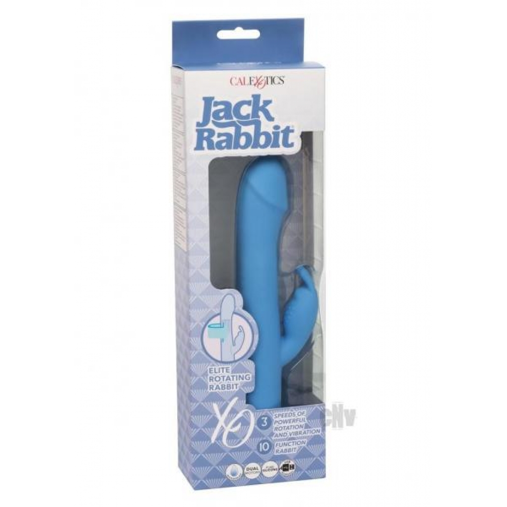 Jack Rabbit Elite Rotating Rabbit Blue - Rabbit Vibrators