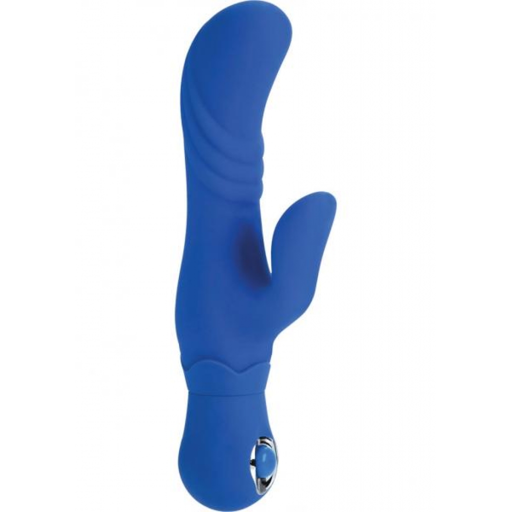 Posh Silicone Thumper G Vibrator Blue - Rabbit Vibrators