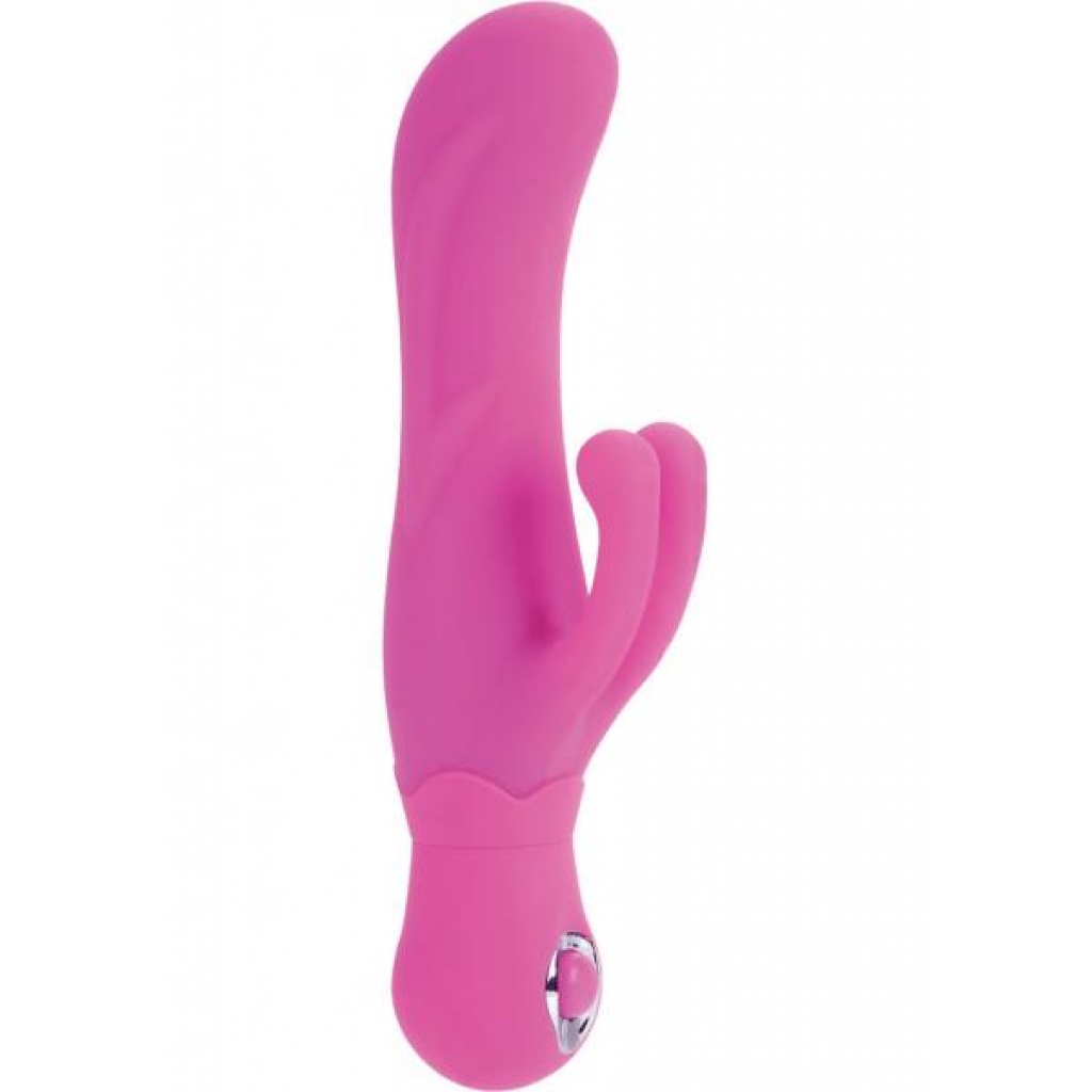 Posh Silicone Double Dancer Vibrator Pink - Rabbit Vibrators