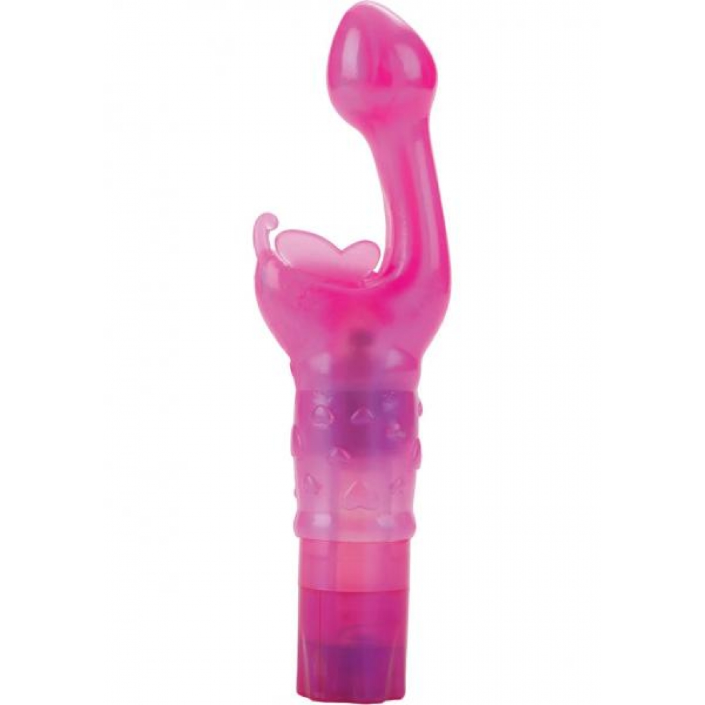 Butterfly Kiss Pink Vibrator - G-Spot Vibrators Clit Stimulators