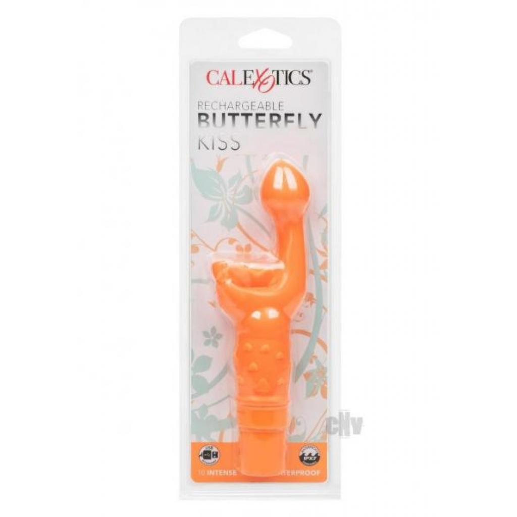 Rechargeable Butterfly Kiss Orange - G-Spot Vibrators