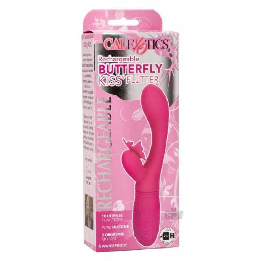 Recharge Butterfly Kiss Flutter Pink - Rabbit Vibrators