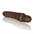 Waterproof Power Stud Curvy Brown Dildo - Realistic