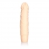 Silicone Studs Woody Ivory Beige Vibrator - Realistic