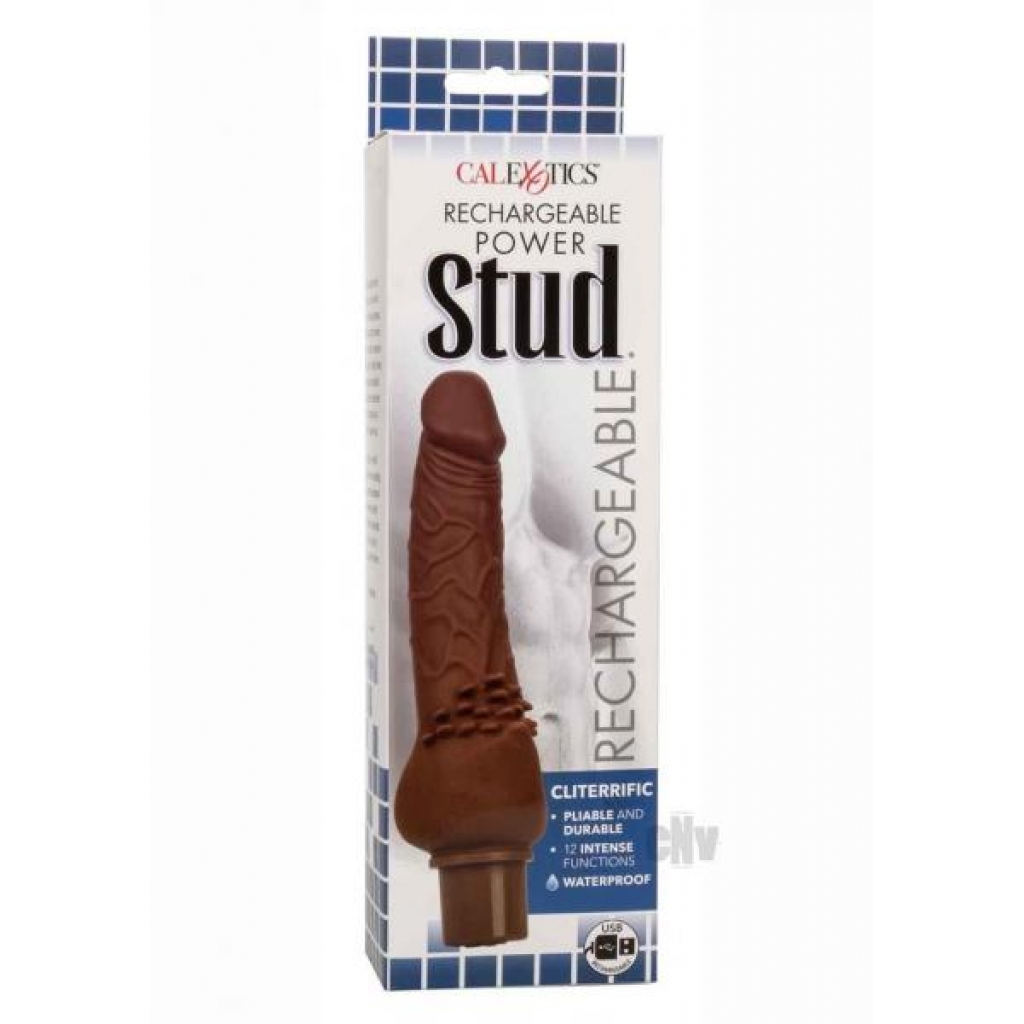 Recharge Power Stud Cliterrific Brown - Realistic