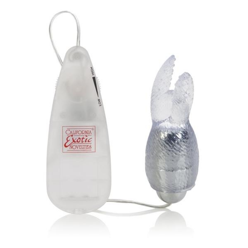 Pocket Exotics Snow Bunny Bullet Clear Vibrator - Bullet Vibrators