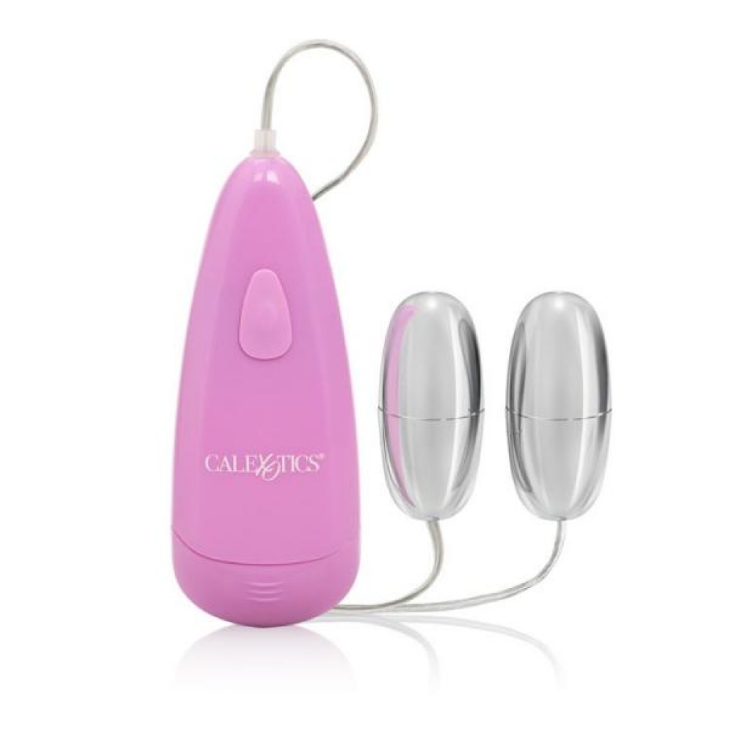 Pocket Exotics Vibrating Double Silver Bullets - Bullet Vibrators