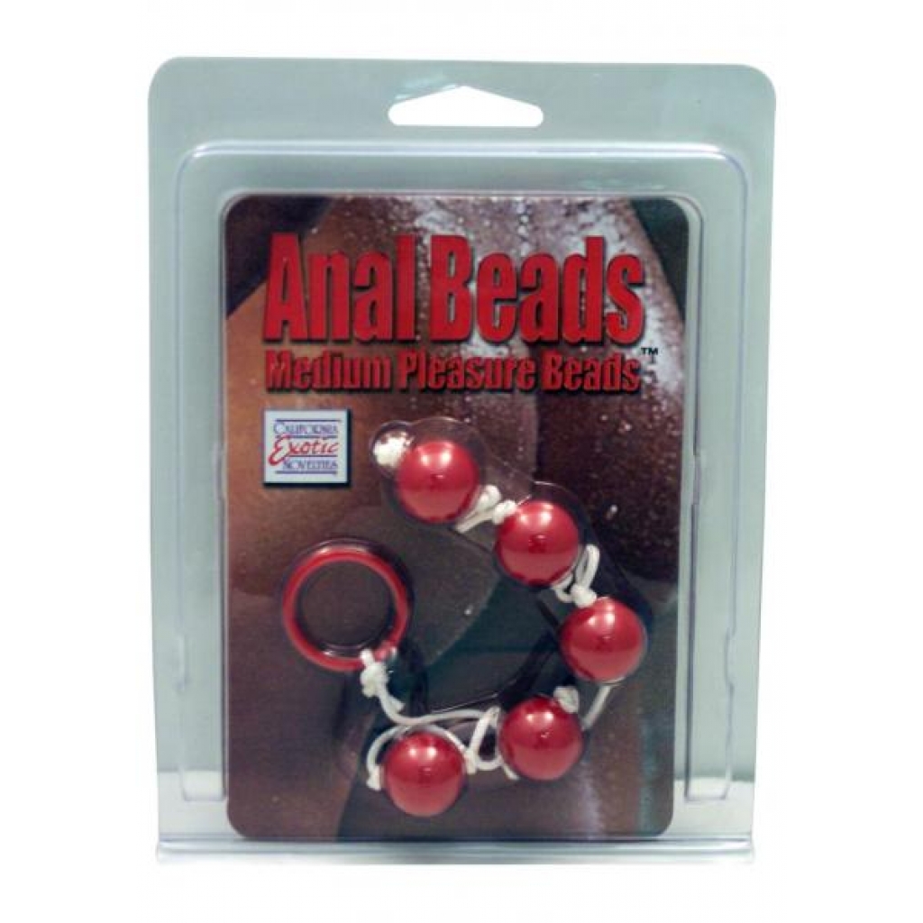 Anal Beads Medium Pleasure Beads Assorted Colors - Anal Beads