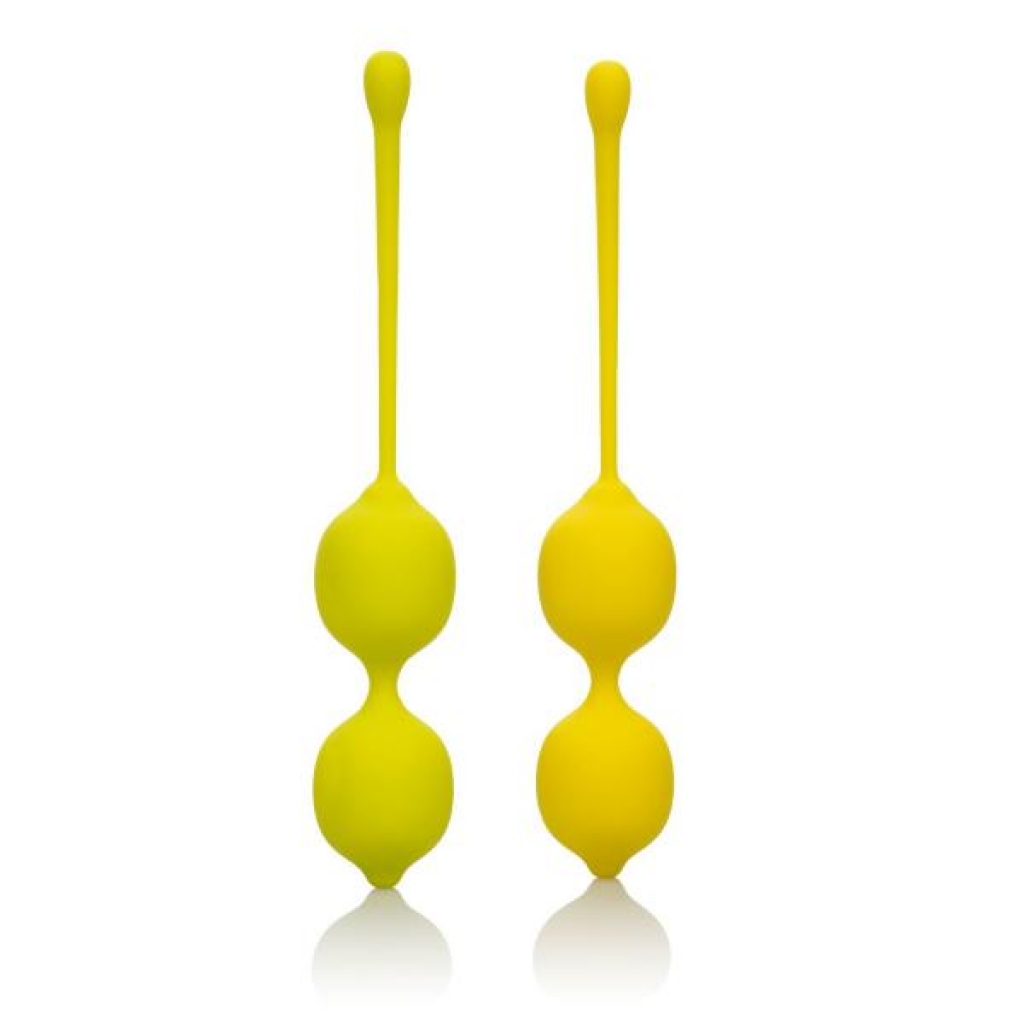 Kegel Training Set - Lemon Yellow