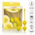 Kegel Training Set - Lemon Yellow