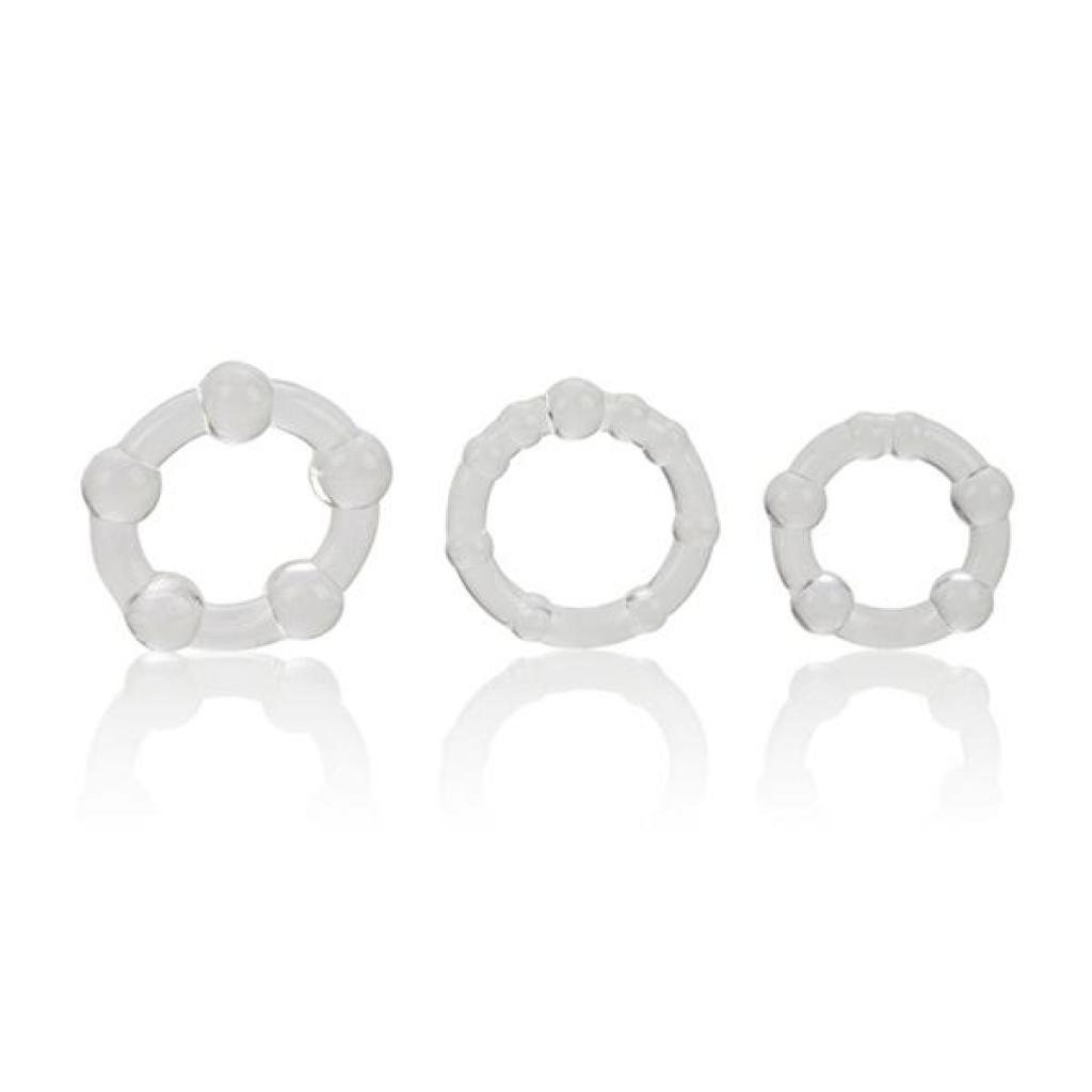 Island Rings -Clear - Cock Ring Trios