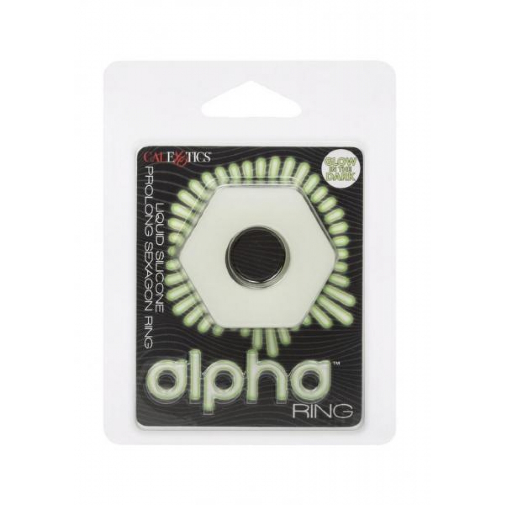 Alpha Gitd Silicone Prolong Sexagon Ring - Classic Penis Rings
