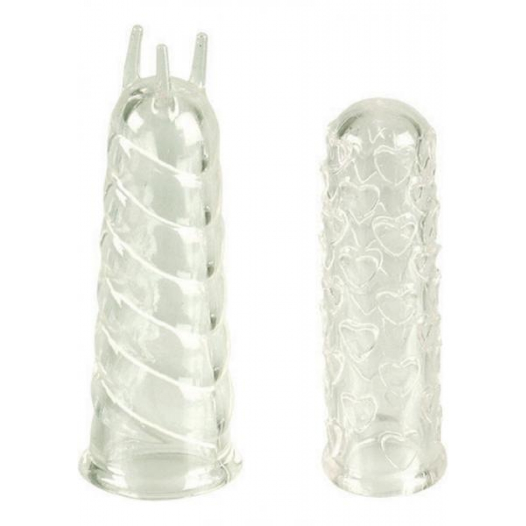 Finger Teasers Silicone Finger Massagers Clear - Finger Vibrators