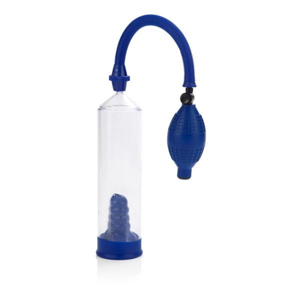 Basic Essentials Penis Pump Blue - Penis Pumps