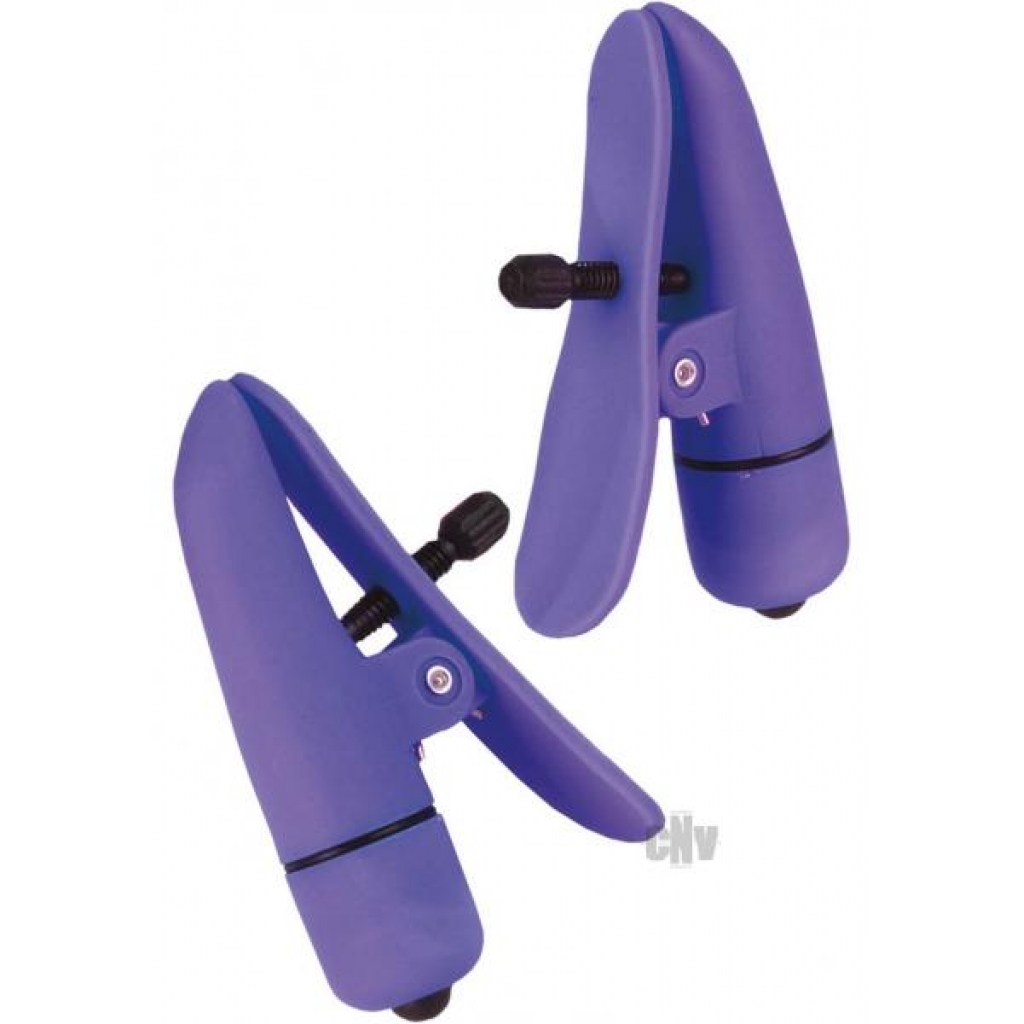 Nipple Play Nipplettes, Purple - Nipple Clamps