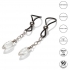 Nipple Play Non-Piercing Jewelry Crystal Teardrop - Nipple Clamps