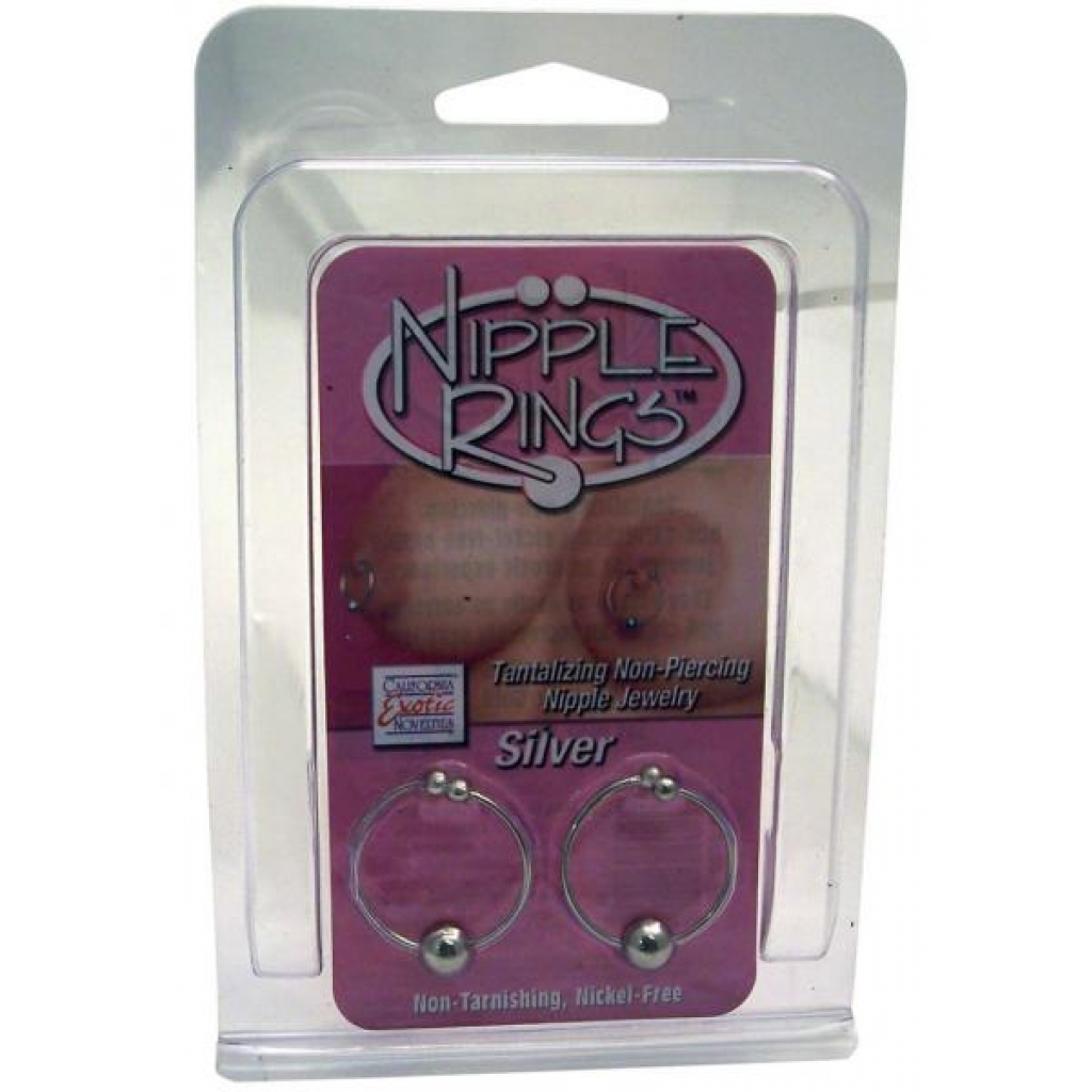 Nipple Rings Non Peircing Silver - Nipple Clamps