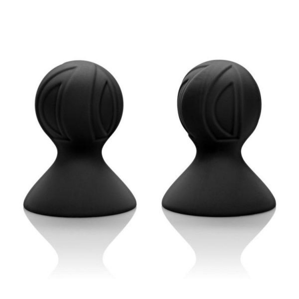 Nipple Play Silicone Pro Nipple Suckers Black - Nipple Pumps