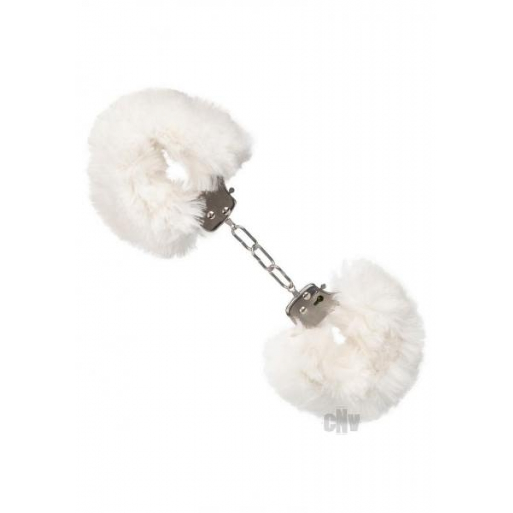 Ultra Fluffy Furry Cuffs White - Handcuffs