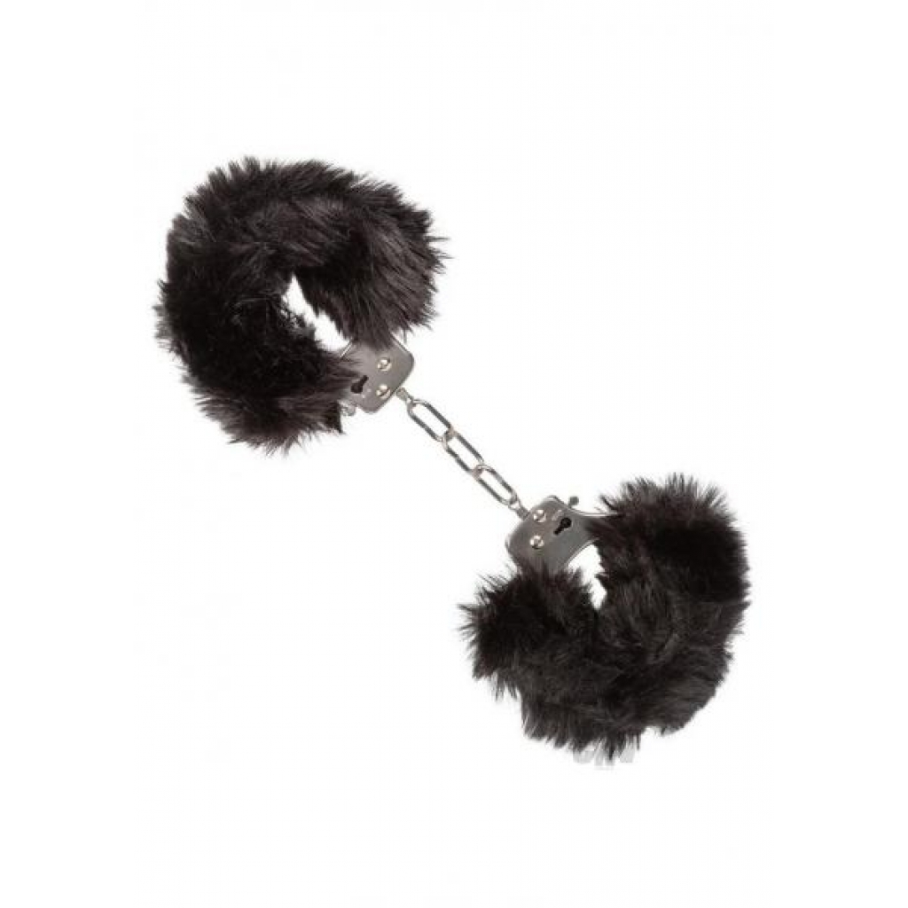 Ultra Fluffy Furry Cuffs Black - Handcuffs