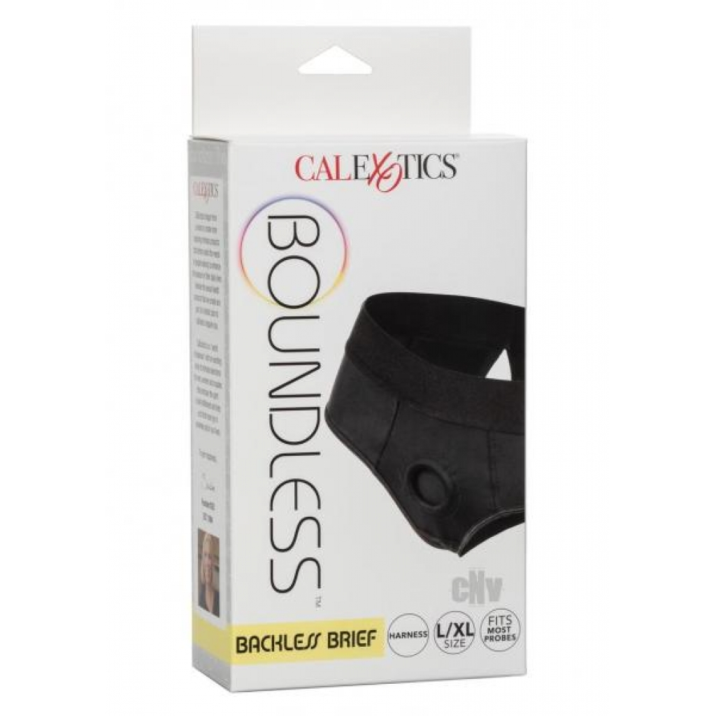 Boundless Backless Brief L/xl Black - Harnesses