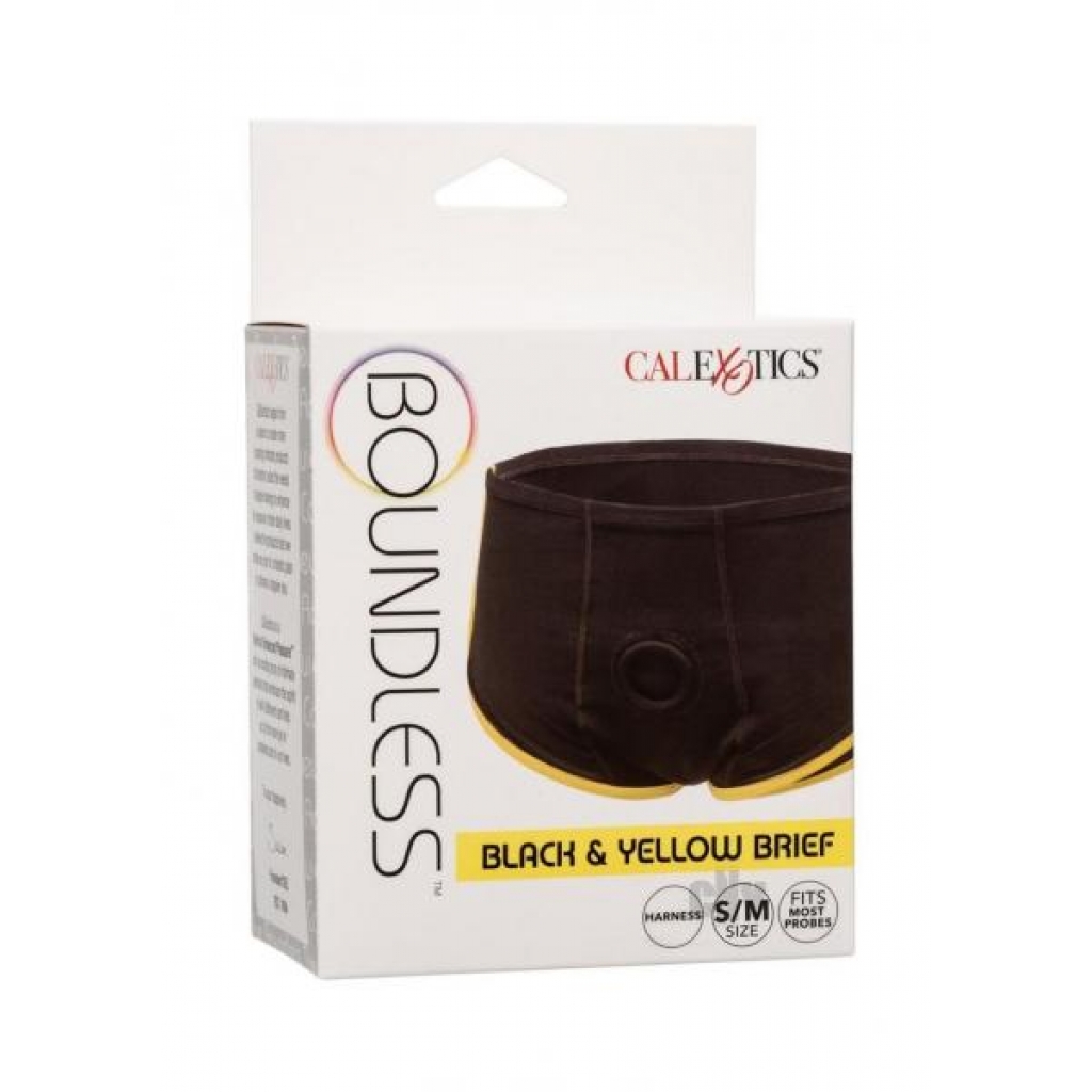 Boundless Black/yellow Brief S/m - Harnesses