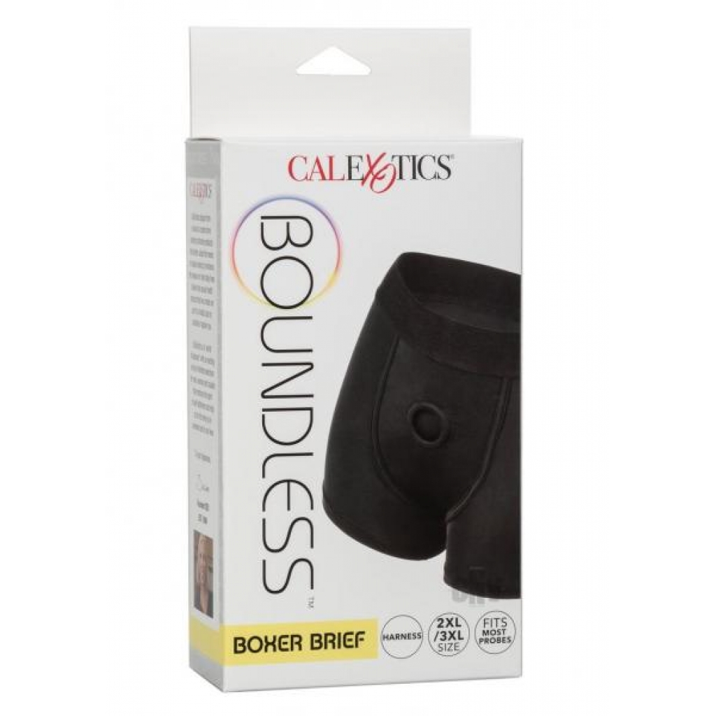 Boundless Boxer Brief 2xl/3xl Black - Harnesses