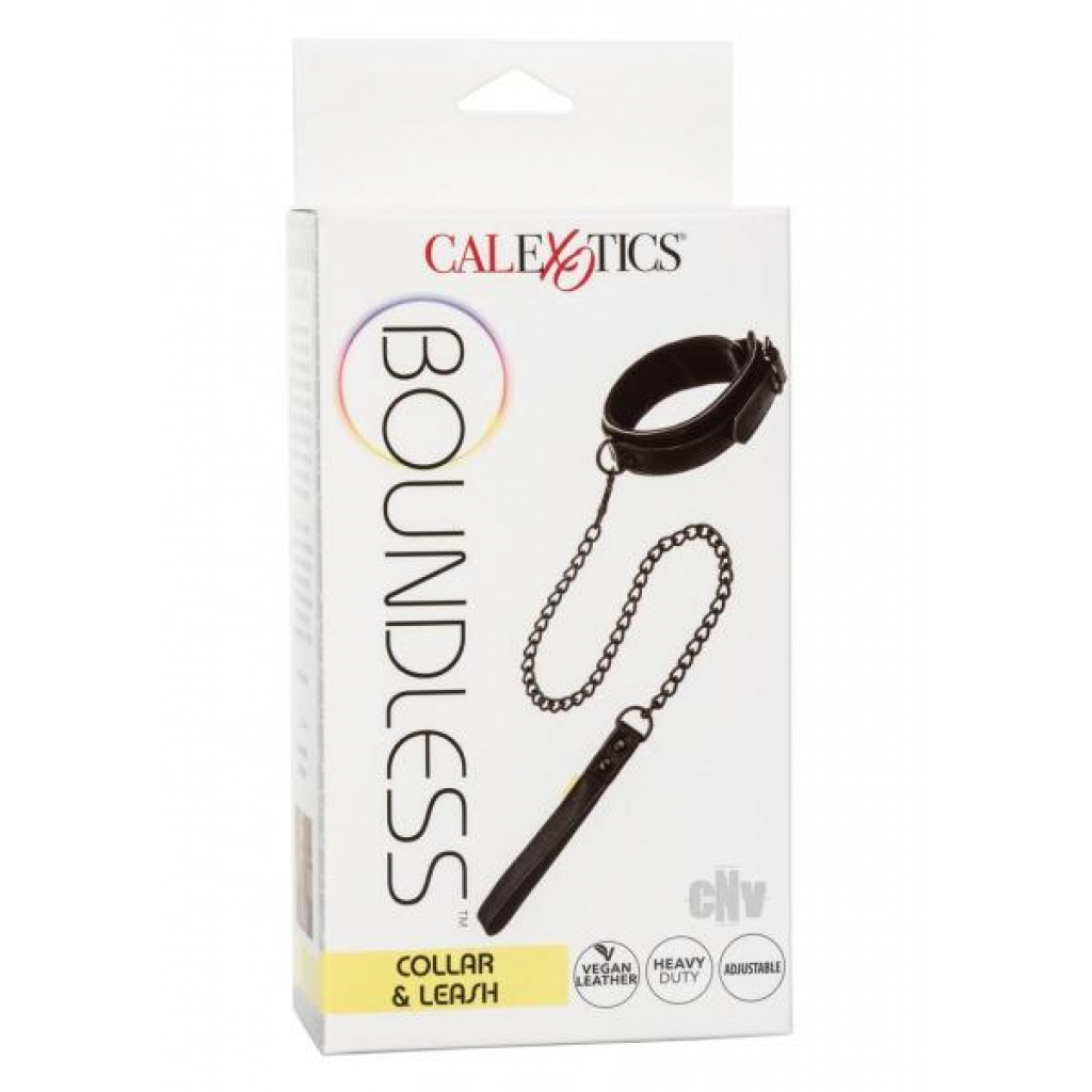 Boundless Collar And Leash Black - Collars & Leashes