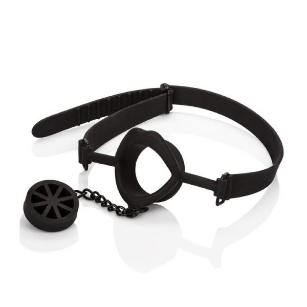 Scandal Silicone Stopper Gag - Black