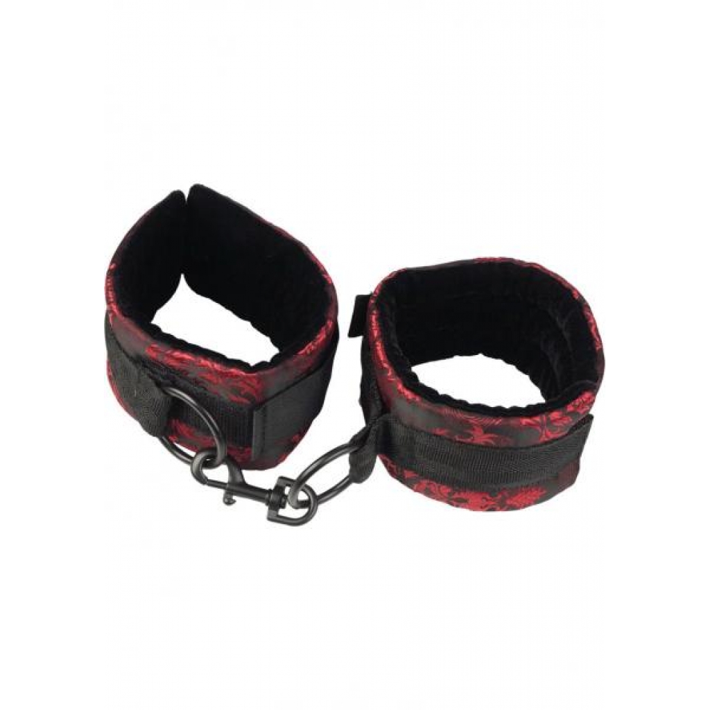 Scandal Universal Cuffs Black/Red - Handcuffs