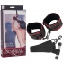 Scandal Over The Door Cuffs Black/Red - Babydolls & Slips