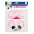 Pleasure Cuffs with Satin Mask Pink - Handcuffs