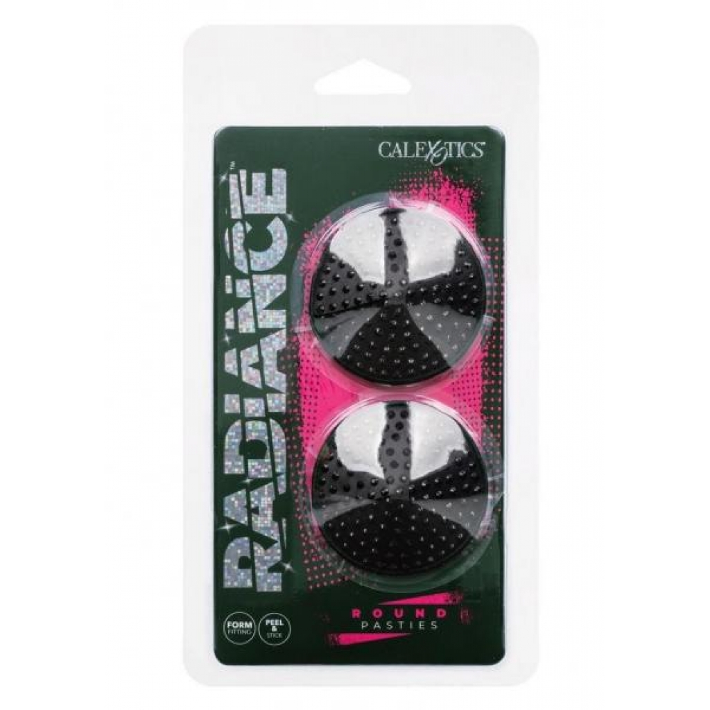 Radiance Round Pasties Black