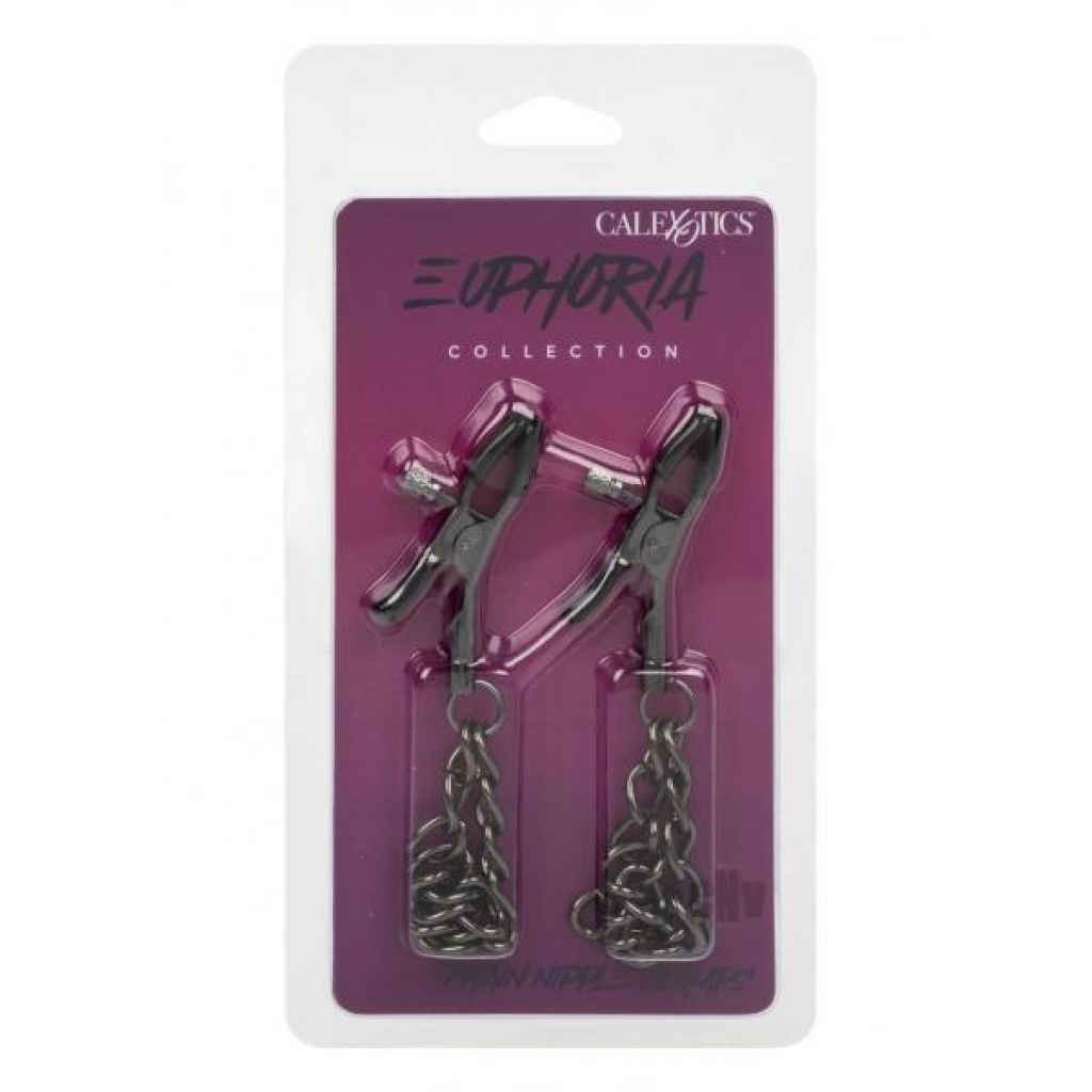 Euphoria Coll Chain Nipple Clamps - Nipple Clamps