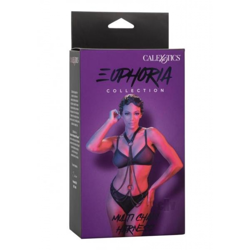 Euphoria Coll Multi Chain Harness - Fetish Clothing