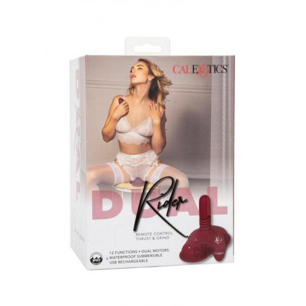 Dual Rider Remote Thrust/grind Red - Modern Vibrators