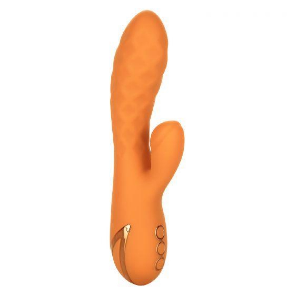 California Dreaming Newport Beach Babe Orange Vibrator - Rabbit Vibrators