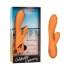 California Dreaming Newport Beach Babe Orange Vibrator - Rabbit Vibrators