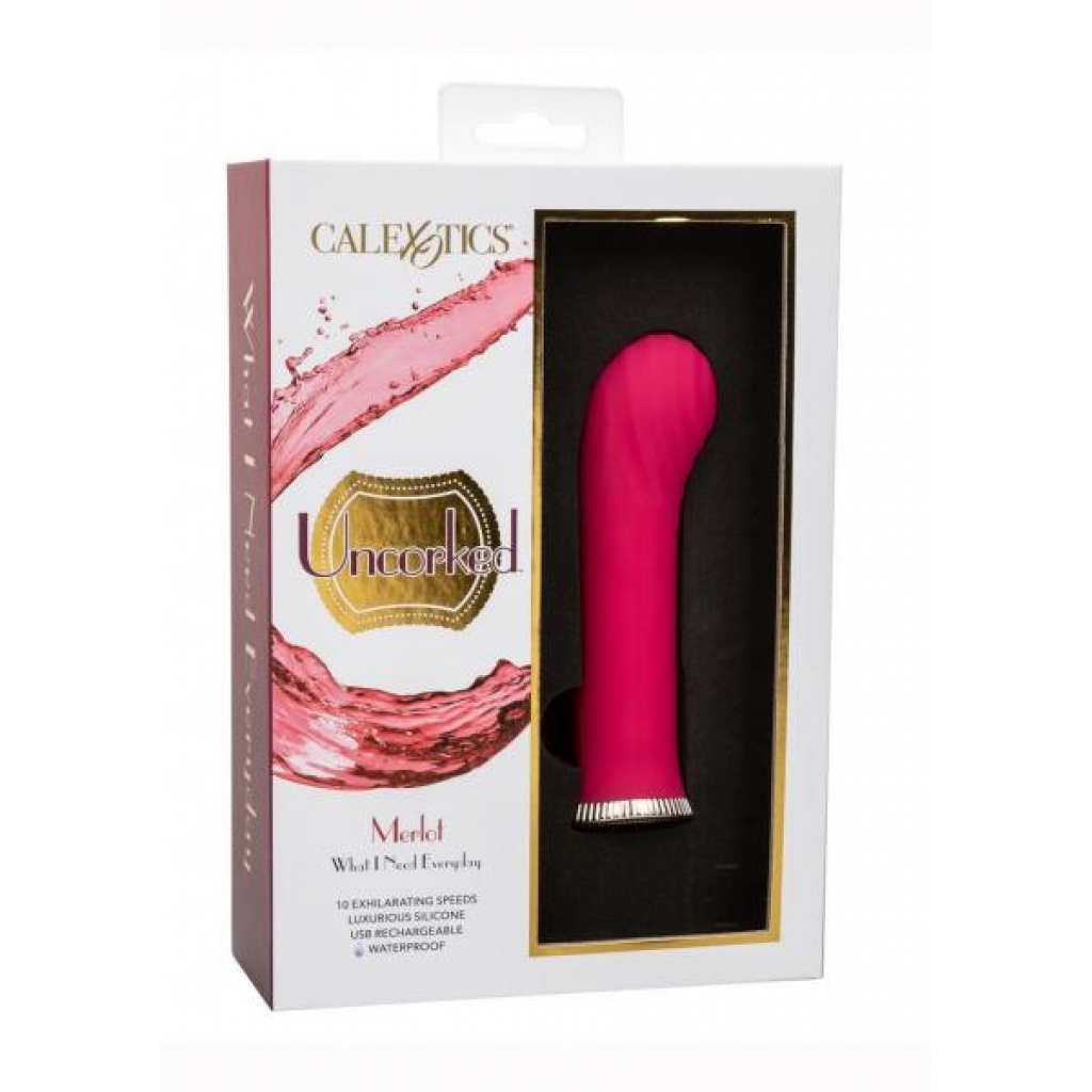 Uncorked Merlot Pink - G-Spot Vibrators