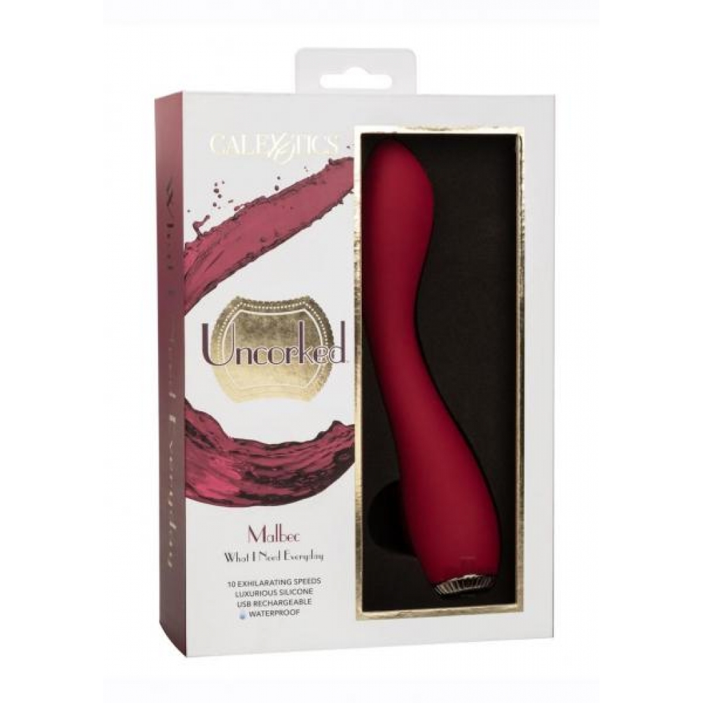 Uncorked Malbec Red - G-Spot Vibrators