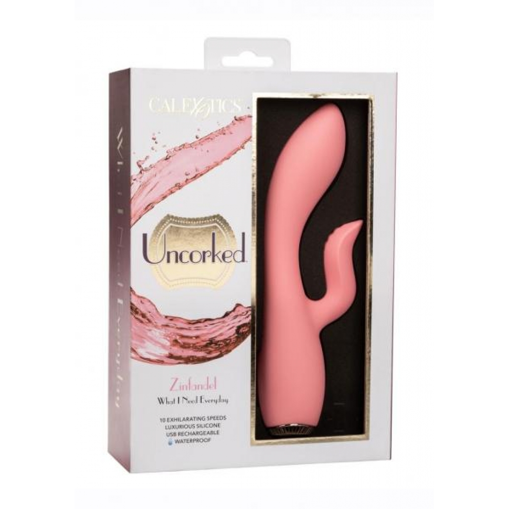 Indulgent Zinfandel Pink Dual Massager - 10 Speed