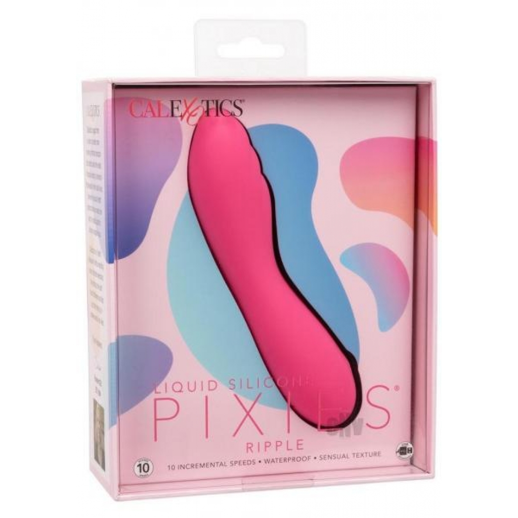 Liquid Silicone Pixies Ripple - Palm Size Massagers