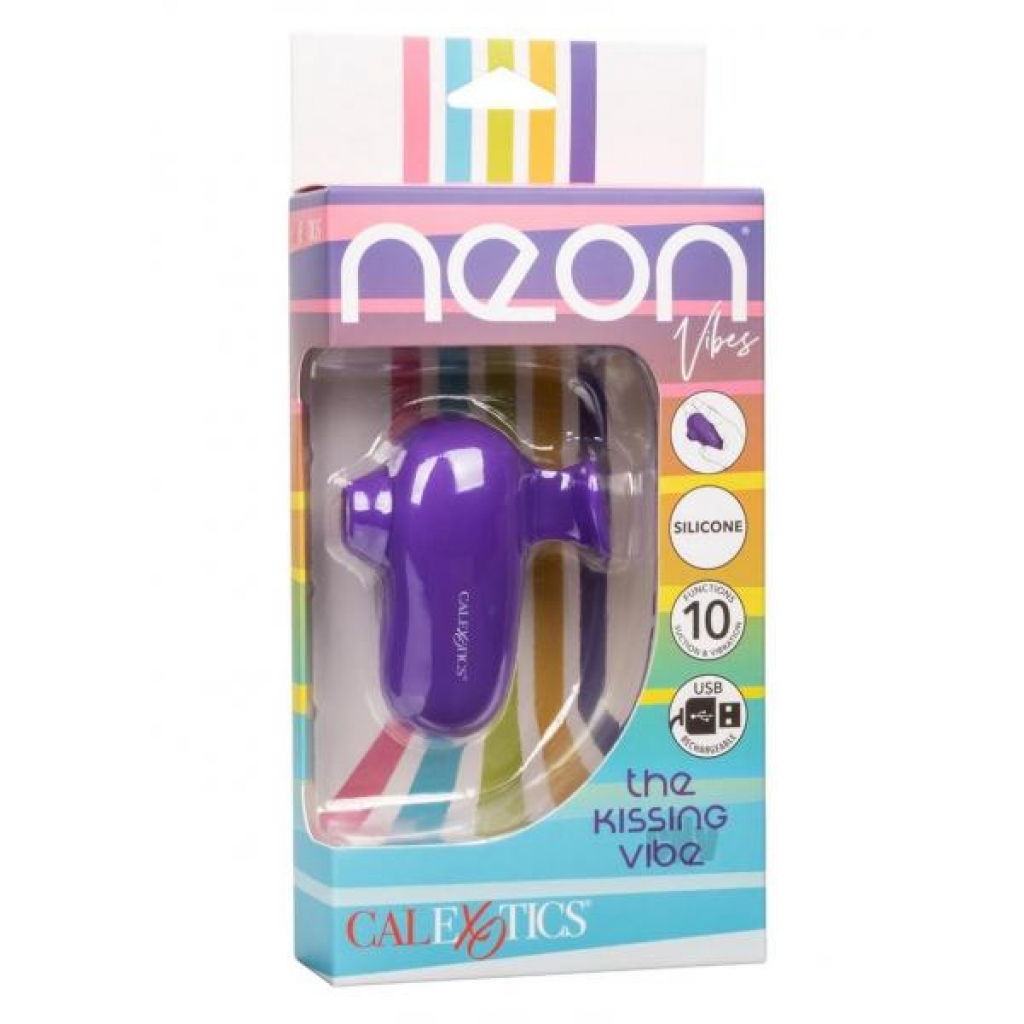 Neon Vibes The Kissing Vibe Purple - Clit Suckers & Oral Suction