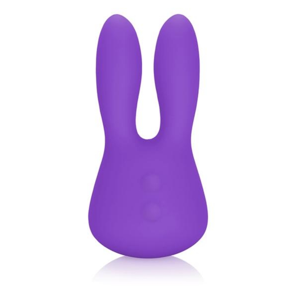 Mini Marvels Marvelous Silicone Bunny Massager - Purple - Clit Cuddlers