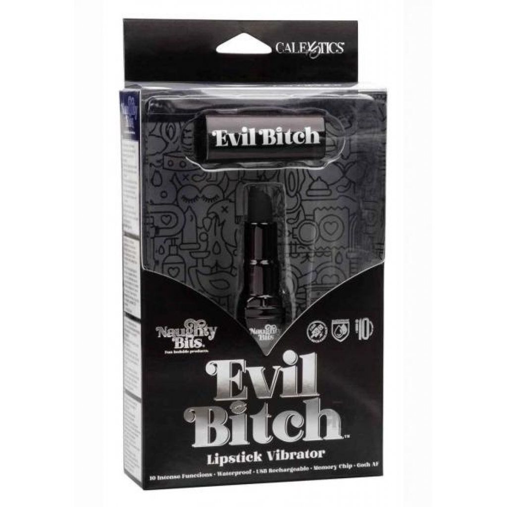 Naughty Bits Evil Bitch Lipstick Vibe - Bullet Vibrators