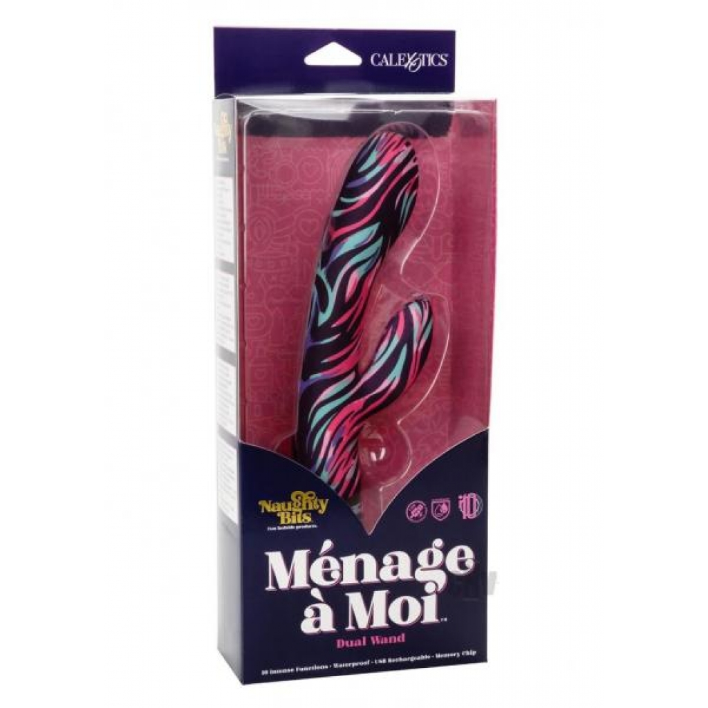 Naughty Bits Menage A Moi Dual Wand - Rabbit Vibrators