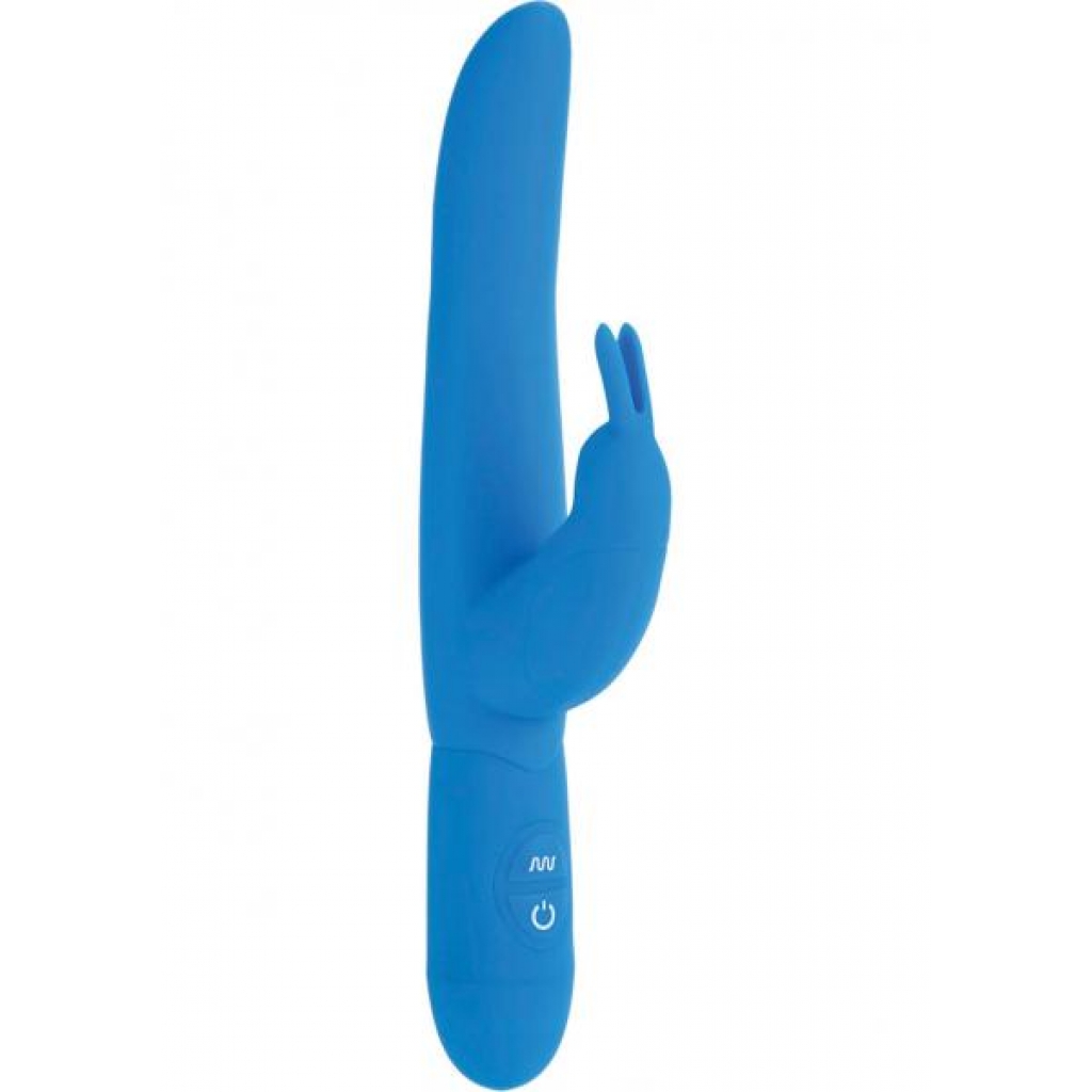 Bounding Bunny Silicone Vibrator Blue - Rabbit Vibrators