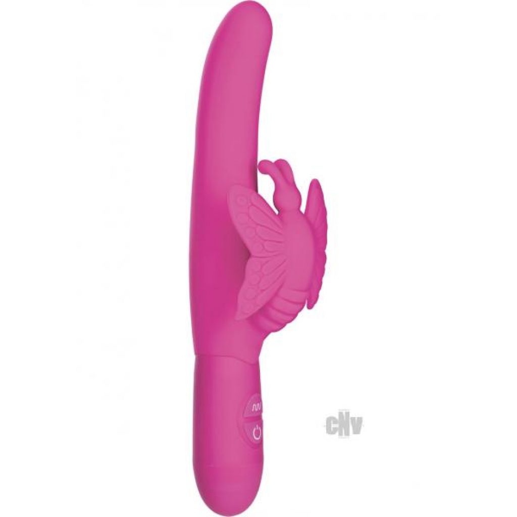 Posh Fluttering Butterfly Pink Vibrator - Rabbit Vibrators